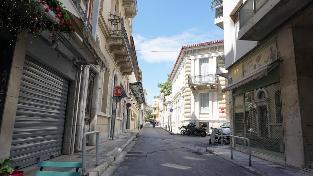 Stylish Studio Below The Acropolis Atenas Exterior foto