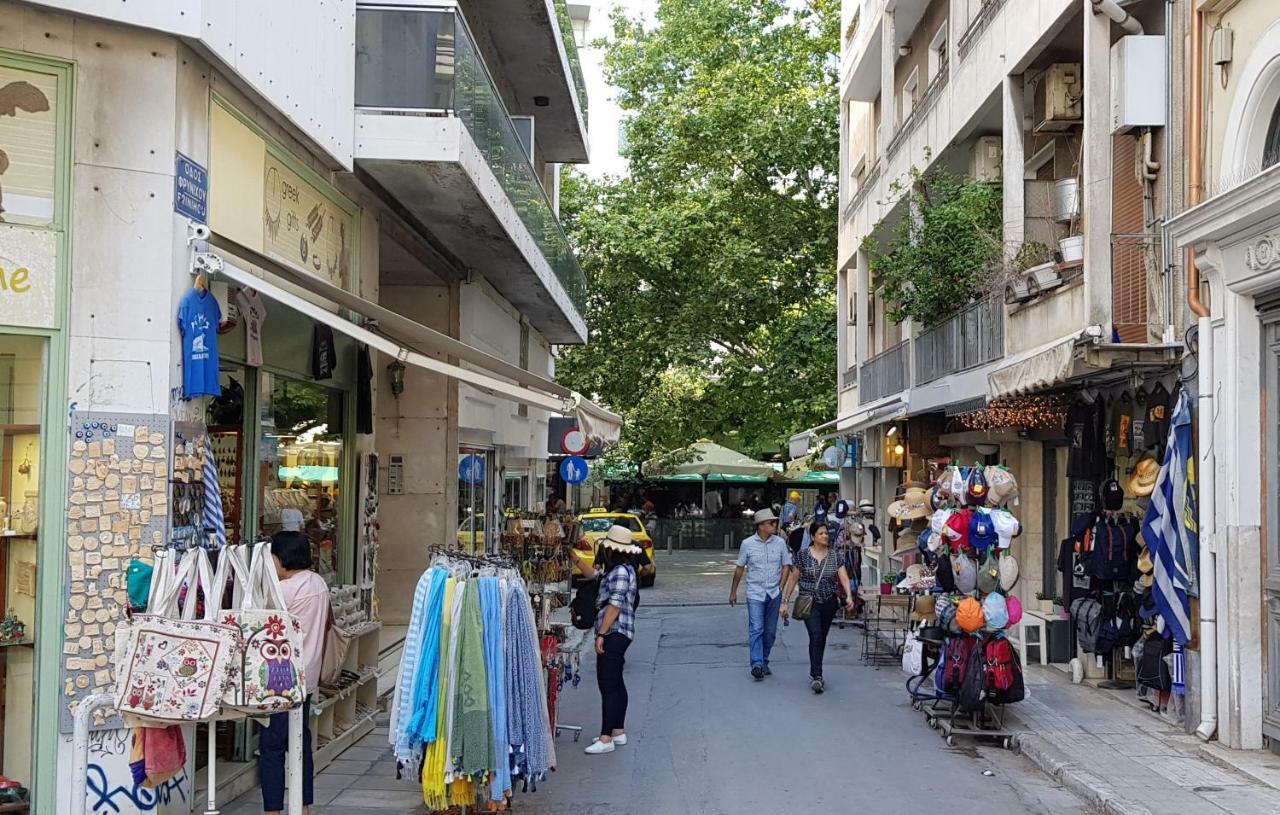 Stylish Studio Below The Acropolis Atenas Exterior foto