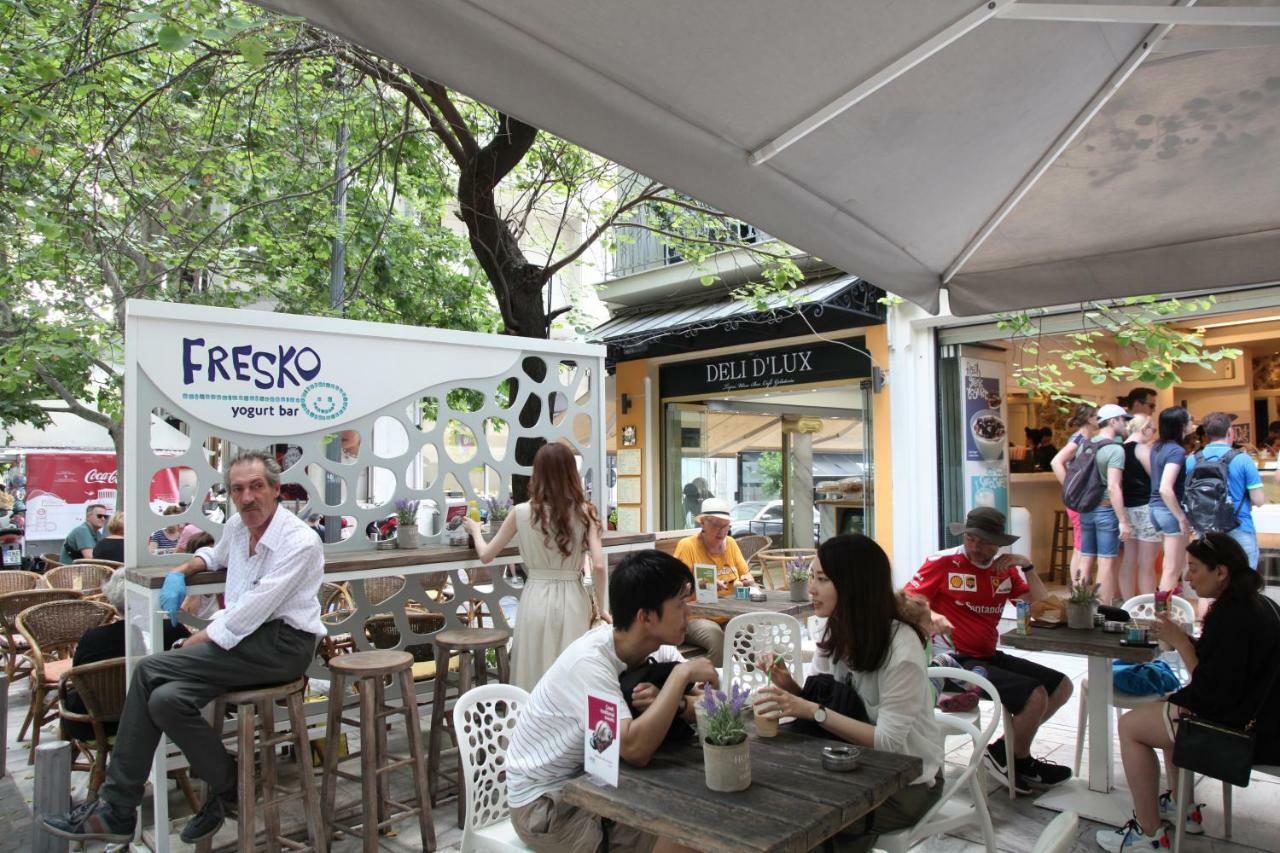Stylish Studio Below The Acropolis Atenas Exterior foto
