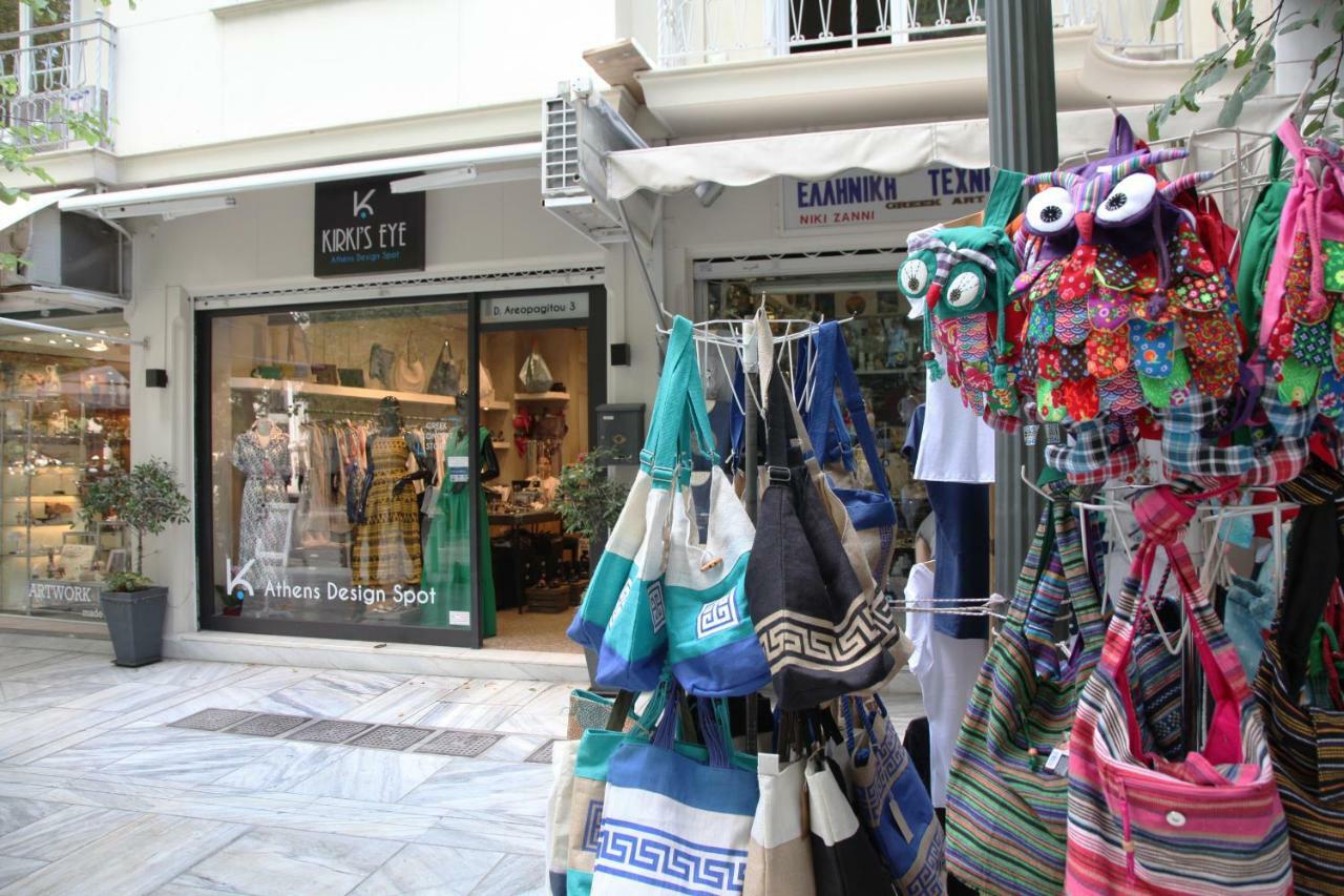 Stylish Studio Below The Acropolis Atenas Exterior foto